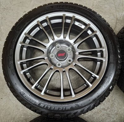 JDM Almost Subaru WRX STI Genuine BBS Wheels and Tires 2023 Michelin X No Tires - Image 4