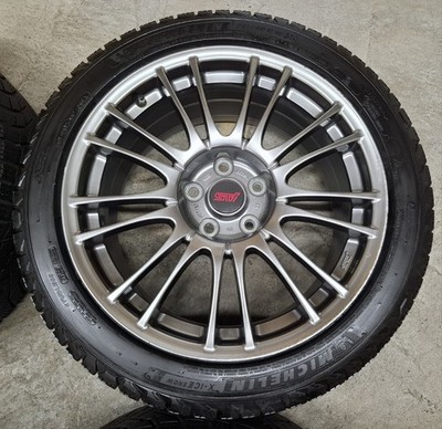 JDM Almost Subaru WRX STI Genuine BBS Wheels and Tires 2023 Michelin X No Tires - Image 5