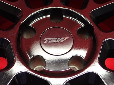 JDM TSW Mosport Used Wheels 4Book 8.5/9.5J 19 PCD114.3 5-hole +20 Hub No Tires - Image 10