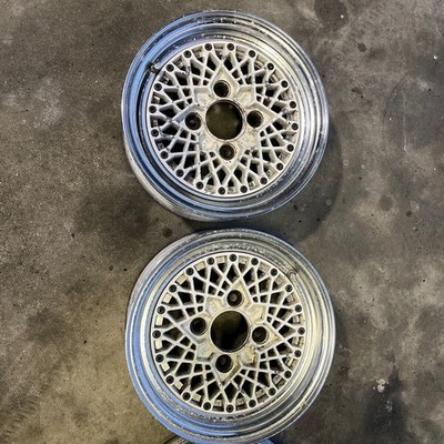 JDM SSR Speedster 4 Mirror Mesh White 4Book PCD 114.3 4-Lug 5.5JJS No Tires