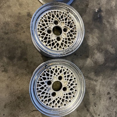 JDM SSR Speedster 4 Mirror Mesh White 4Book PCD 114.3 4-Lug 5.5JJS No Tires - Image 2