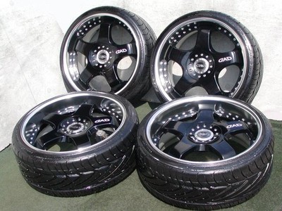 JDM Value DAD Garcon Deep Racing PCD114.3 Crown Odyssey TE37 with BBS No Tires