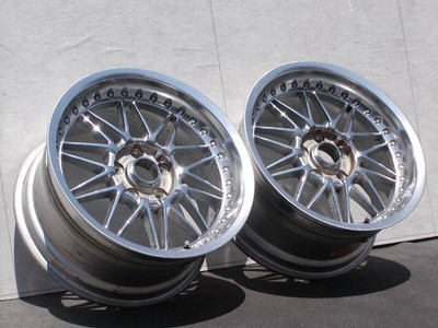 JDM Deep rims WORK LeZacks Mesh 9J +35 2Book S13 S14 S15 180SX R32 R34 No Tires