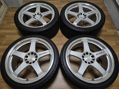 JDM 198.5J +25 & 9.5J +30 PCD114.3 RAYS NISMO LM GT4 CR forging NISMO No Tires