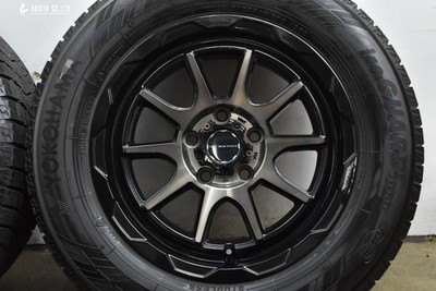 JDM Excellent Tread Weds Mudvance 06 16in 7J +38 PCD114.3 Yokohama Ice No Tires - Image 6