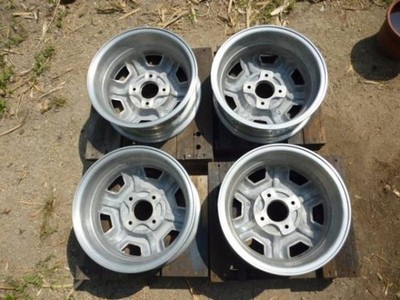 JDM Genuine Nissan 14x5.5 aluminum wheels for Leopard Skyline Fairlady No Tires - Image 2