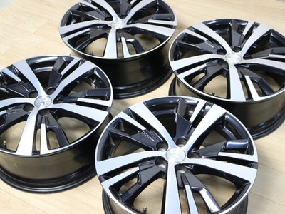JDM Rare Item Genuine PEUGEOT 5008 7.5J +49 18in PCD108 4Book Part Nu No Tires - Image 2