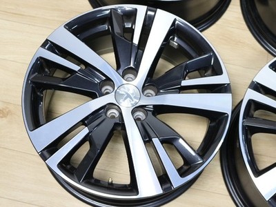 JDM Rare Item Genuine PEUGEOT 5008 7.5J +49 18in PCD108 4Book Part Nu No Tires - Image 4