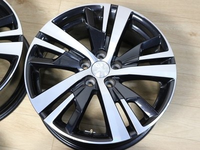 JDM Rare Item Genuine PEUGEOT 5008 7.5J +49 18in PCD108 4Book Part Nu No Tires - Image 5