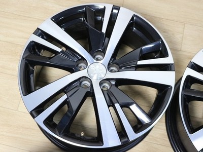 JDM Rare Item Genuine PEUGEOT 5008 7.5J +49 18in PCD108 4Book Part Nu No Tires - Image 6