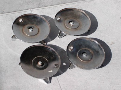 JDM ROAD STAR Wire Wheel Center Caps 4 pieces for Roadster 188mm No Tires - Image 3