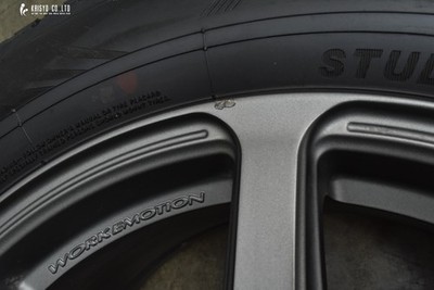 JDM For replacement WORK emotion T7R 18in 7.5J +38 PCD114.3 Yokohama I (No Tires) - 画像 (9)