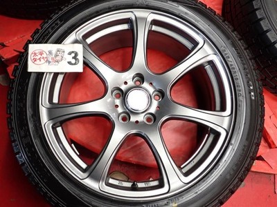 JDM 4BookSETDunlop Winter Maxx WM02 245/45R18 96Q 7-spoke aluminum whe No Tires - Image 7