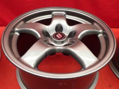 JDM Nissan Skyline BNR32 GT-R Genuine Wheels 4Book 8J-16 PCD114.3 5-Ho No Tires - Image 6