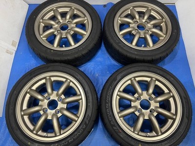 JDM Rare WATANABE RS8 RS-8 spoke 14_6J+35_100/4 Advan AD09:165/55R14 a No Tires
