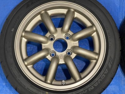 JDM Rare WATANABE RS8 RS-8 spoke 14_6J+35_100/4 Advan AD09:165/55R14 a No Tires - Image 2
