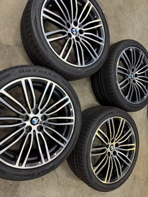 JDM 4-Book Set BMW 5 Series G30 G31 Msports Genuine Double Spoke 664M No Tires - Image 4