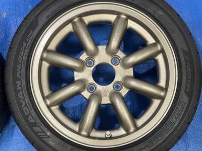 JDM Rare WATANABE RS8 RS-8 spoke 14_6J+35_100/4 Advan AD09:165/55R14 a No Tires - Image 5
