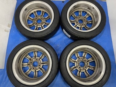 JDM Rare WATANABE RS8 RS-8 spoke 14_6J+35_100/4 Advan AD09:165/55R14 a No Tires - Image 8