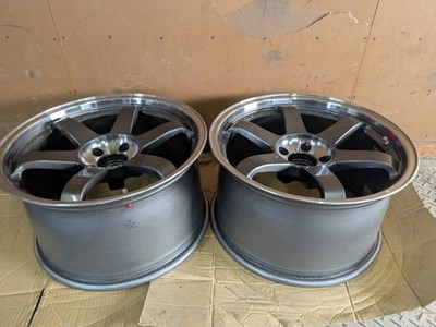 JDM TE37SL 10J+20 18114.3 5h GTR Size Silvia Doriketsu RAYS Volk Racin No Tires - Image 3