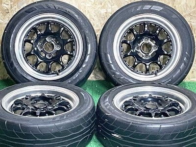 JDM Rare SPRINT HART 14-inch 6.5J +40 PCD100 ADVAN Neova 185/60R14 tir No Tires