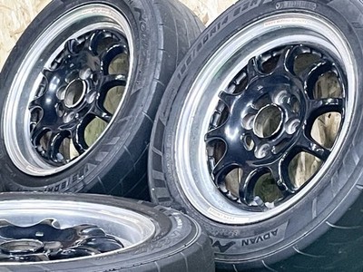 JDM Rare SPRINT HART 14-inch 6.5J +40 PCD100 ADVAN Neova 185/60R14 tir No Tires - Image 2