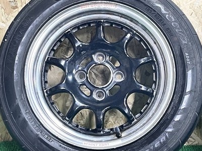 JDM Rare SPRINT HART 14-inch 6.5J +40 PCD100 ADVAN Neova 185/60R14 tir No Tires - Image 3