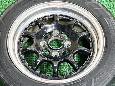JDM Rare SPRINT HART 14-inch 6.5J +40 PCD100 ADVAN Neova 185/60R14 tir No Tires - Image 5