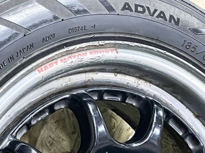 JDM Rare SPRINT HART 14-inch 6.5J +40 PCD100 ADVAN Neova 185/60R14 tir No Tires - Image 7