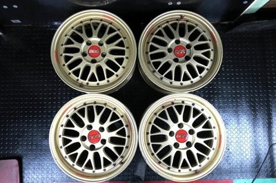 JDM BBS LM094 gold 17x7.5J +45 PCD114.3/5H (No Tires)