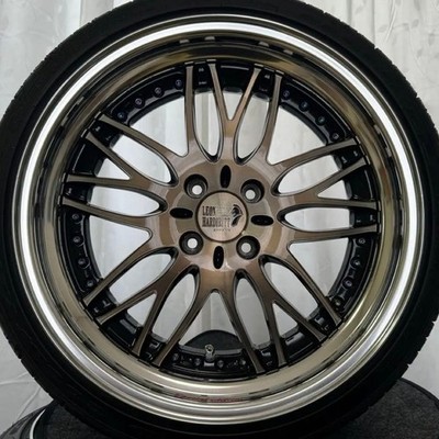 JDM Superstar Leonhardt Top-of-the-line 3-piece wheel and tire set No Tires
