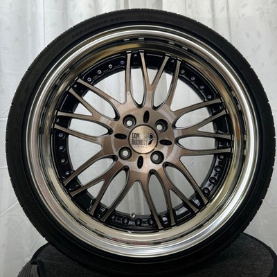 JDM Superstar Leonhardt Top-of-the-line 3-piece wheel and tire set No Tires - Image 3