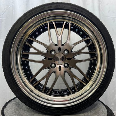 JDM Superstar Leonhardt Top-of-the-line 3-piece wheel and tire set No Tires - Image 4