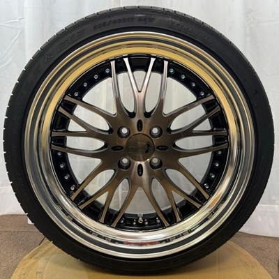 JDM Superstar Leonhardt Top-of-the-line 3-piece wheel and tire set No Tires - Image 6