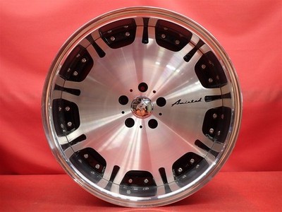 JDM Used Amistad Zeros wheels deep rims 4Book 8.5/9.5J 19PCD114.3 5x + No Tires - Image 7