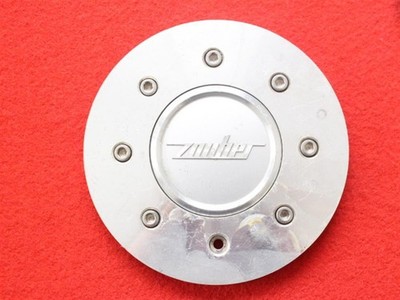 JDM Two used Zauber aftermarket wheel center caps center covers emblem No Tires - Image 5