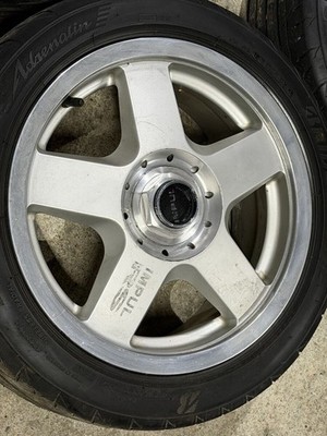 JDM Rare IMPUL 14x6J +38 100-4H 165/55R14 Impul Hoshino No Tires - Image 2