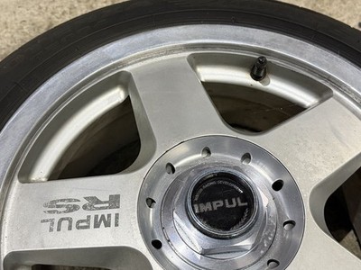 JDM Rare IMPUL 14x6J +38 100-4H 165/55R14 Impul Hoshino No Tires - Image 4