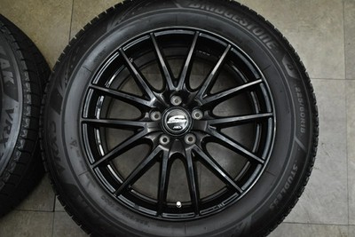JDM Used MID wheel set 4-piece set 187.0J x 18 +50 PCD 114.3 225/60R18 No Tires - 画像 (5)