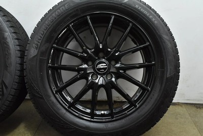 JDM Used MID wheel set 4-piece set 187.0J x 18 +50 PCD 114.3 225/60R18 No Tires - 画像 (6)