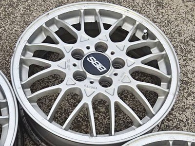 JDM Rare Item: Forged Mitsubishi Genuine Optional BBS 16-inch 6J +46 P No Tires - Image 5