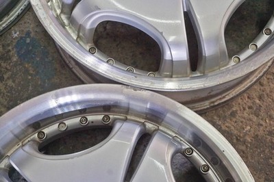 JDM Deep rim rare discontinued manalei Cup VERTEC VR5 17in 7J +35 PCD1 No Tires - Image 7