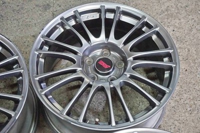 JDM Forged Subaru BBS RV739 WRX STI genuine optional 18-inch 8.5J +55 No Tires - Image 3