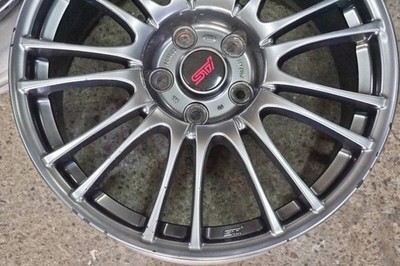 JDM Forged Subaru BBS RV739 WRX STI genuine optional 18-inch 8.5J +55 No Tires - Image 8