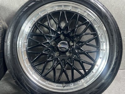 JDM Custom AME Steiner FTX 19in 8j +48 pcd114.3 Nitto NT555 G2 245/45R No Tires - Image 3