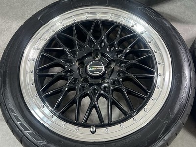 JDM Custom AME Steiner FTX 19in 8j +48 pcd114.3 Nitto NT555 G2 245/45R No Tires - Image 4