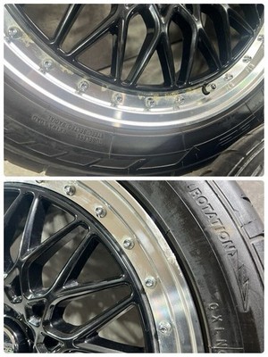 JDM Custom AME Steiner FTX 19in 8j +48 pcd114.3 Nitto NT555 G2 245/45R No Tires - Image 6