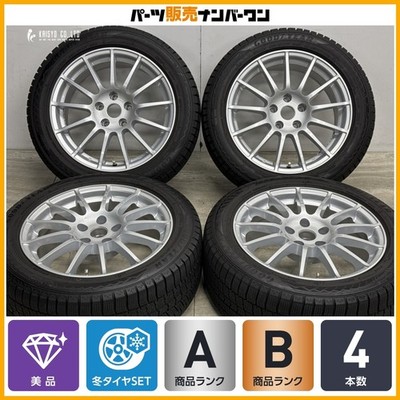 JDM Weds IRVINE F01 17in 7.5J +27 PCD112 Goodyear Ice Navi 8 225/50R17 No Tires
