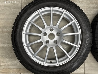 JDM Weds IRVINE F01 17in 7.5J +27 PCD112 Goodyear Ice Navi 8 225/50R17 No Tires - Image 3