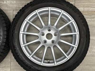 JDM Weds IRVINE F01 17in 7.5J +27 PCD112 Goodyear Ice Navi 8 225/50R17 No Tires - Image 4